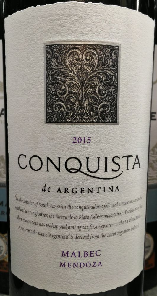 Mendoza Vineyards S.A. Conquista Malbec 2015, Main, #4971