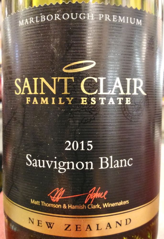 Saint Clair Family Estate Premium Sauvignon Blanc Marlborough 2015, Main, #4992