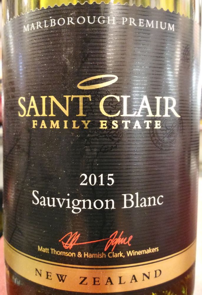 Saint Clair Family Estate Premium Sauvignon Blanc Marlborough 2015, Main, #4992