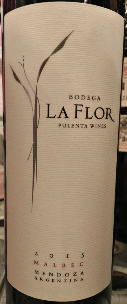 Bodegas y Viñedos Hugo y Eduardo Pulenta S.A. Bodega La Flor Pulenta Wines Malbec 2015, Main, #5027