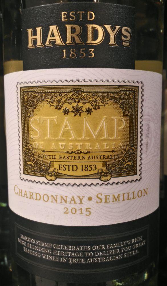 Thomas Hardy & Sons Stamp of Australia Chardonnay Sémillon 2015, Main, #5049