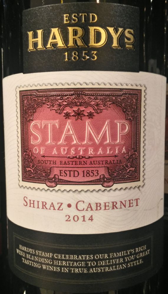 Thomas Hardy & Sons Stamp of Australia Shiraz Cabernet Sauvignon 2014, Main, #5053