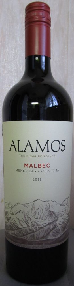 Bodegas Catena Zapata S.A. ALAMOS The Wines of Catena Malbec 2011, Main, #506