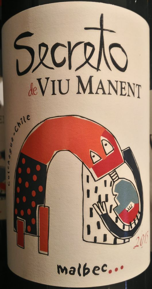 Viu Manent y Cia Ltda Secreto de Viu Manent Malbec 2015, Main, #5068