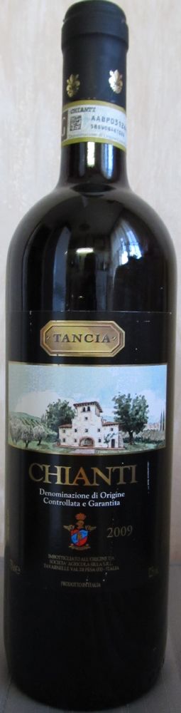 Societa Agricola Silla S.R.L. TANCIA Chianti DOCG 2009, Front, #510