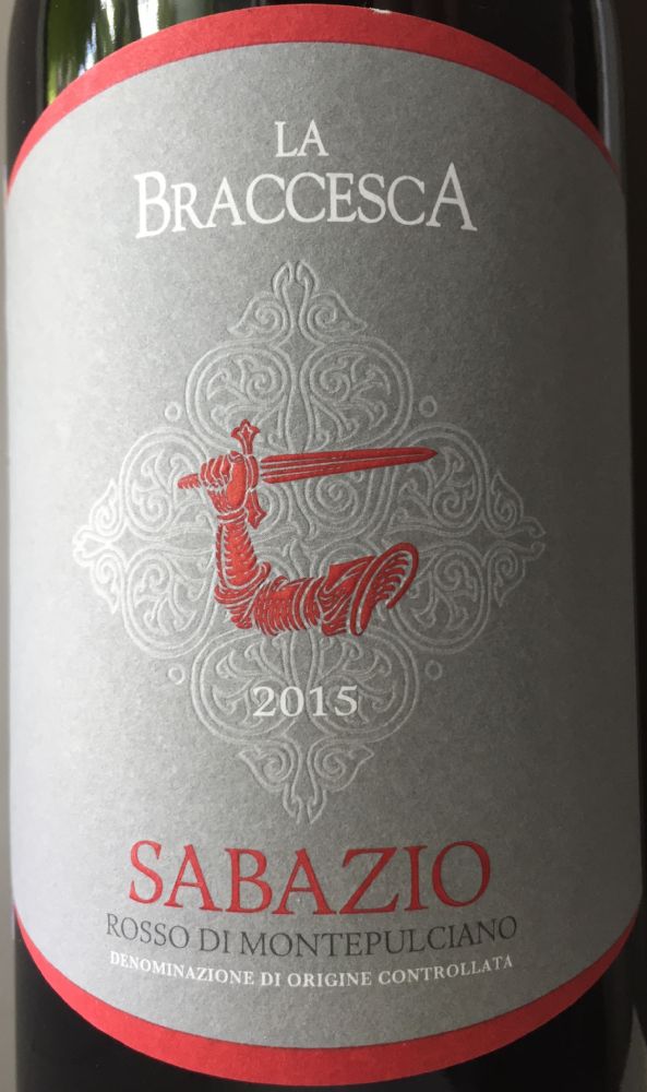 Marchesi Antinori S.p.A. La BraccescA Sabazio Rosso di Montepulcìano DOC 2015, Main, #5175