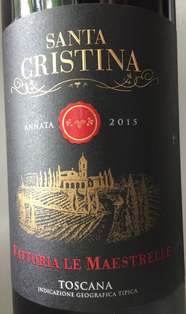 Cantine Santa Cristina S.P.A. Fattoria Le Maestrelle Toscana IGT 2015, Main, #5179