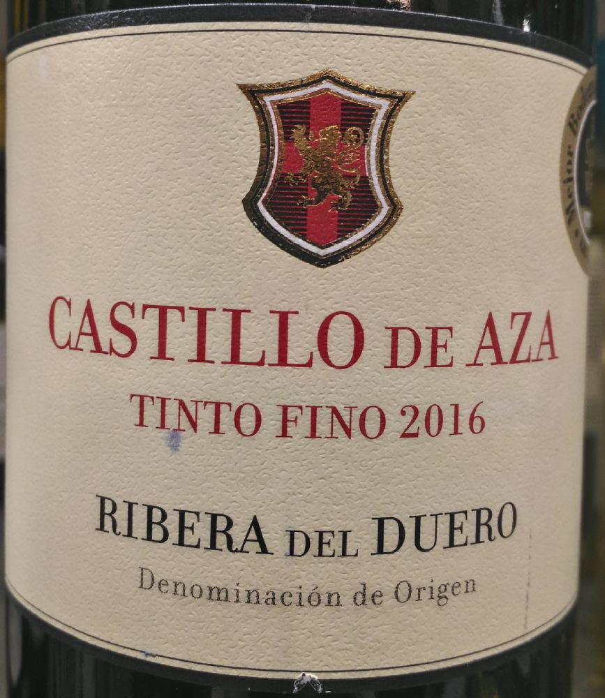 Viña Arnáiz S.A Castillo de Aza Tinto Fino DO Ribera del Duero 2016, Main, #5275