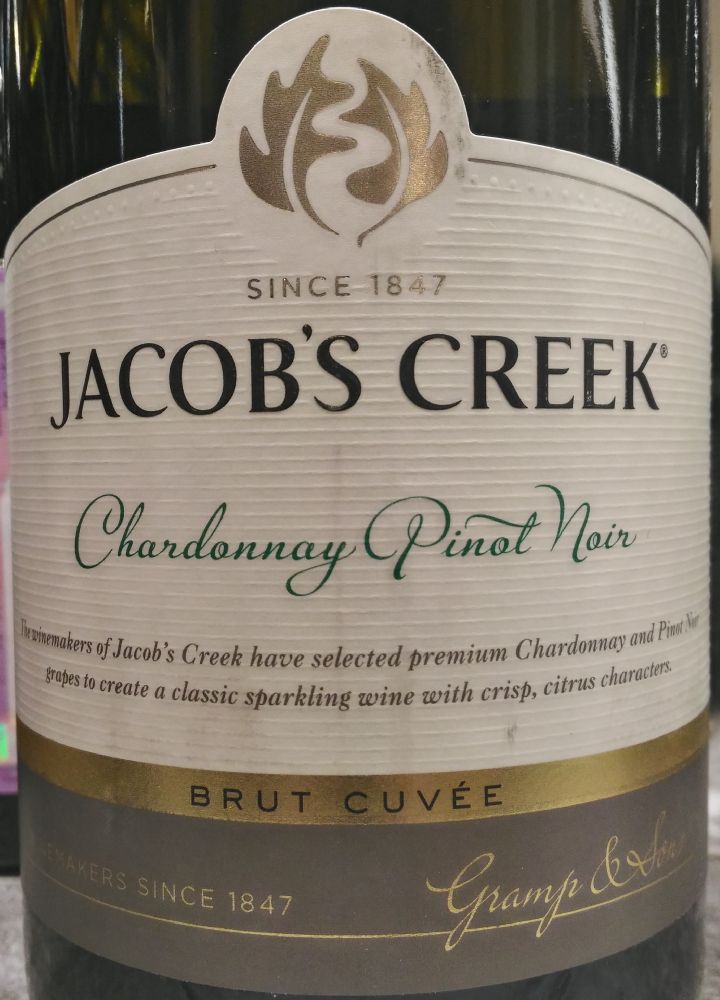 Pernod Ricard Winemakers Pty Ltd Jacob's Creek Chardonnay Pinot Noir NV, Main, #5291