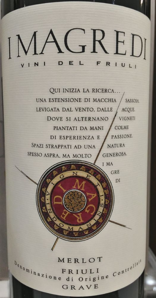 I Magredi di Michelangelo Tombacco & C. S.a.s. Merlot Friuli Grave DOC 2015, Main, #5303