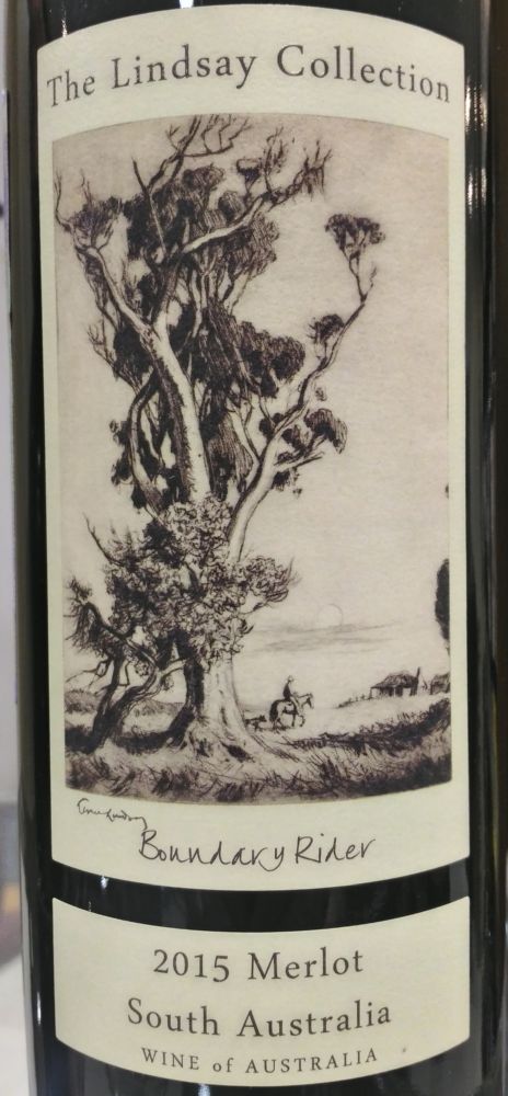 DB Wines Pty Ltd The Lindsay Collection Boundary Rider Merlot 2015, Main, #5319