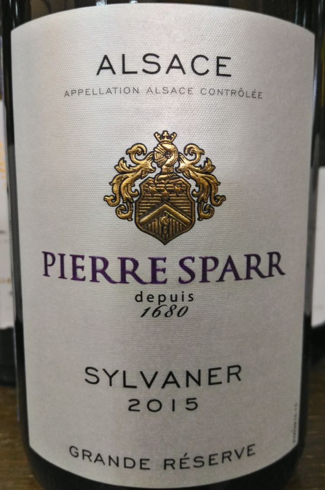 Maison Pierre Sparr Successeurs Grande Réserve Sylvaner Alsace AOC/AOP 2015, Main, #5321