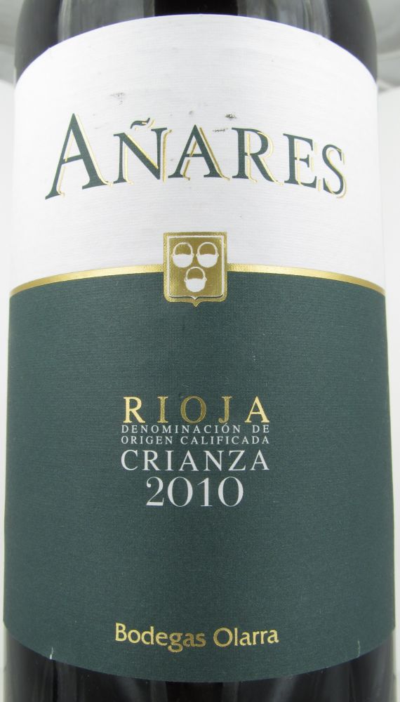 Bodegas Olarra-Ondarre S.A. Añares Crianza DOCa Rioja 2010, Front, #537
