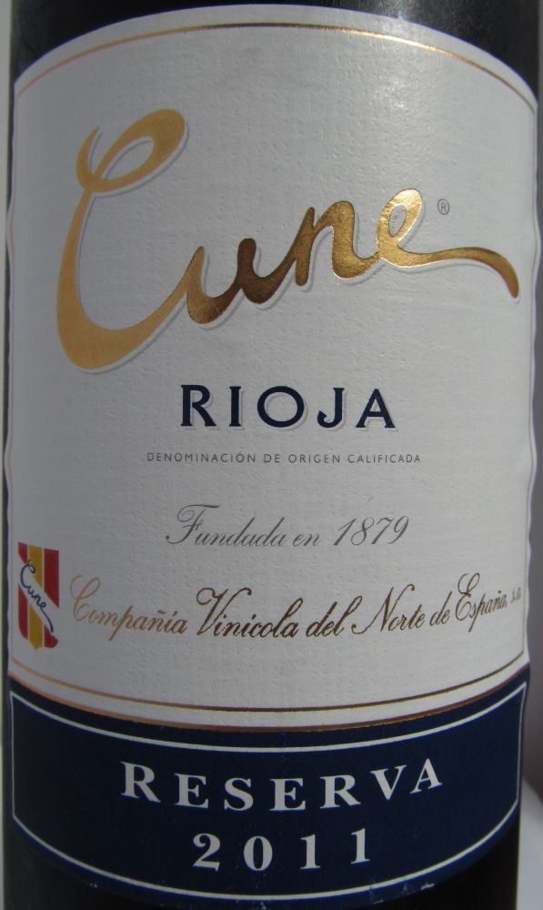 Compañía Vinícola del Norte de España S.A. Cune Reserva DOCa Rioja 2011, Main, #5394