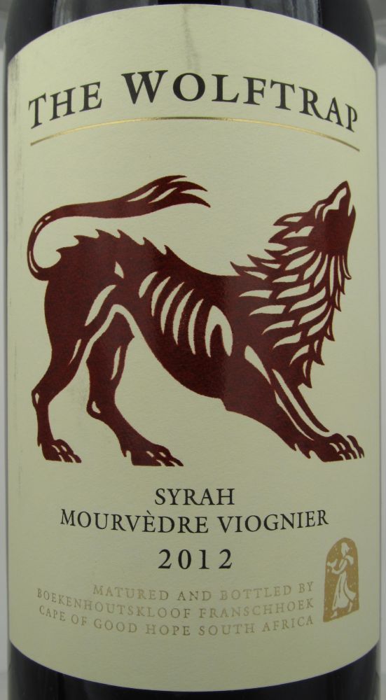 Boekenhoutskloof Winery (Pty) Ltd The Wolftrap Syrah Mourvèdre Viognier 2012, Main, #540