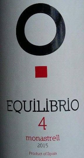 Vinos Sierra Norte S.L. EQUILIBRIO 4 Monastrell DO Jumilla 2015, Main, #5413