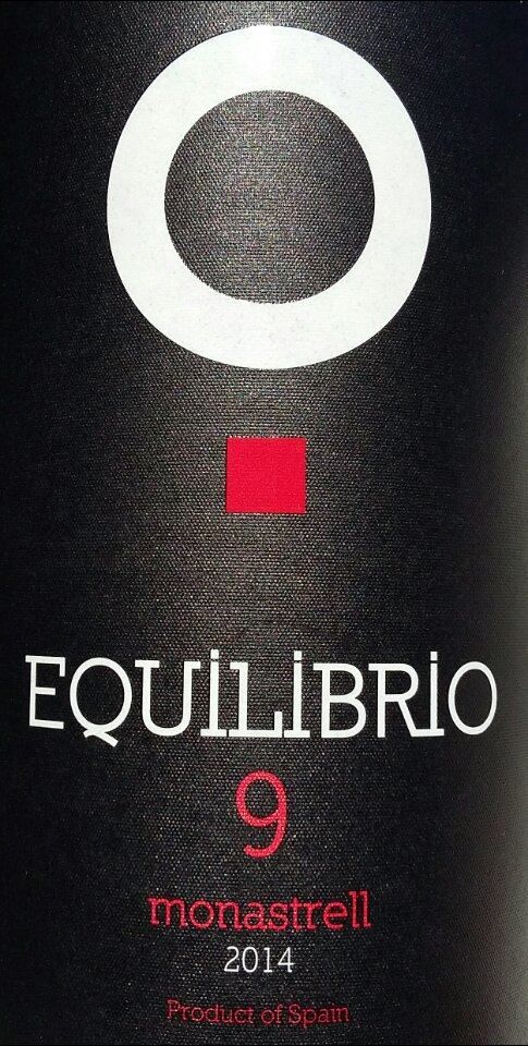 Vinos Sierra Norte S.L. EQUILIBRIO 9 Monastrell DO Jumilla 2014, Main, #5418