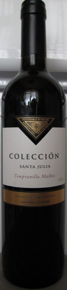 Bodega Santa Julia COLECCIÓN Tempranillo Malbec 2011, Front, #551