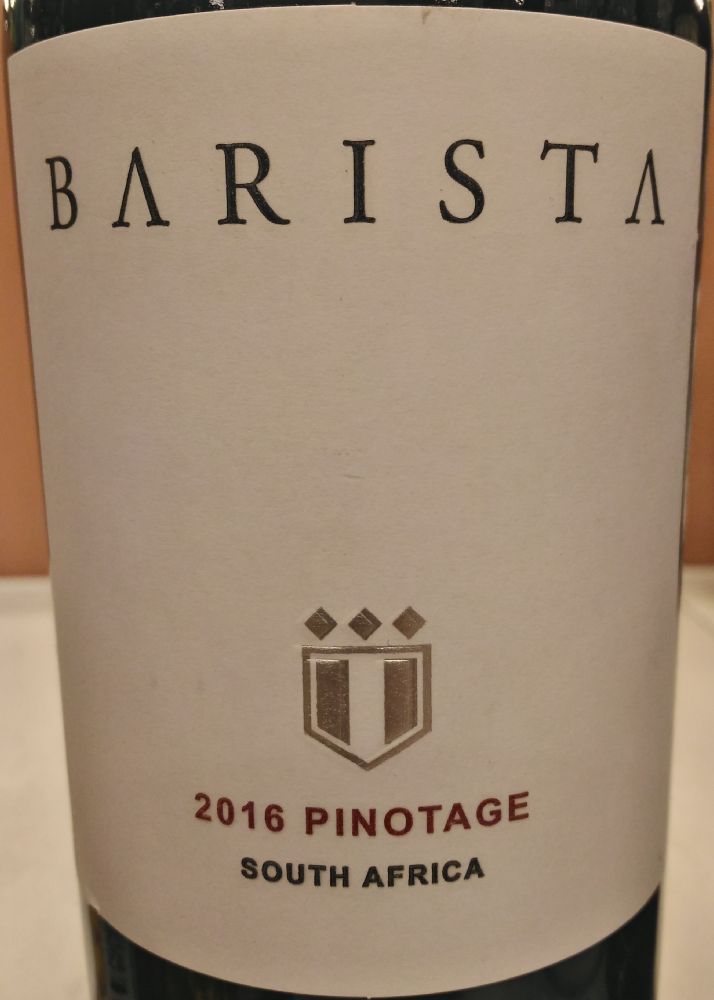 Robertson Winery (Pty) Ltd BARISTA Pinotage 2016, Main, #5583