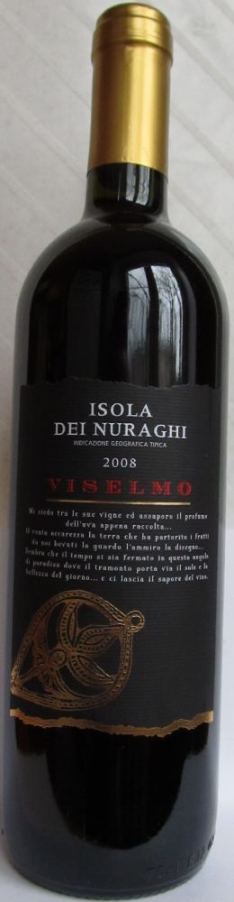 Azienda Vitivinicola Tenute Sella & Mosca S.r.l. VISELMO Isola dei Nuraghi IGT 2008, Front, #563