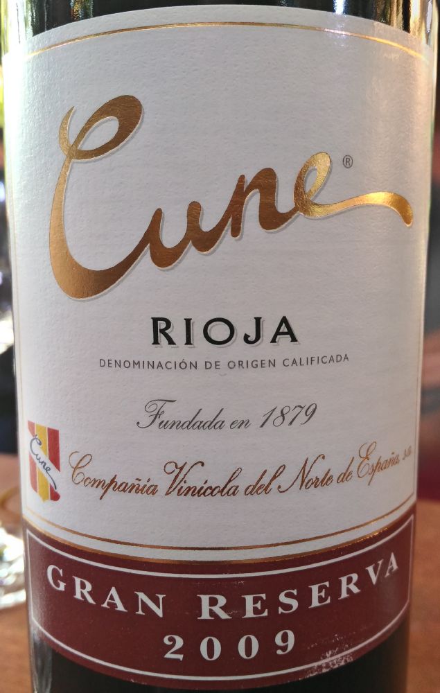 Compañía Vinícola del Norte de España S.A. Cune Gran Reserva DOCa Rioja 2009, Main, #5636