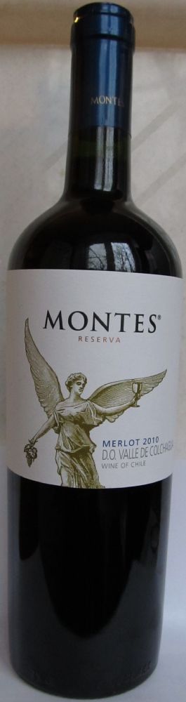 Montes S.A. Reserva Merlot D.O. Colchagua Valley 2010, Front, #567