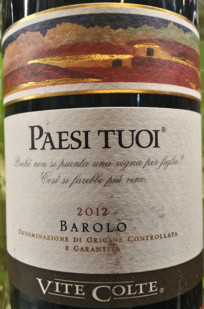 Terre da Vino S.p.a. Paesi Tuoi Vite Colte Barolo DOCG 2012, Main, #5685