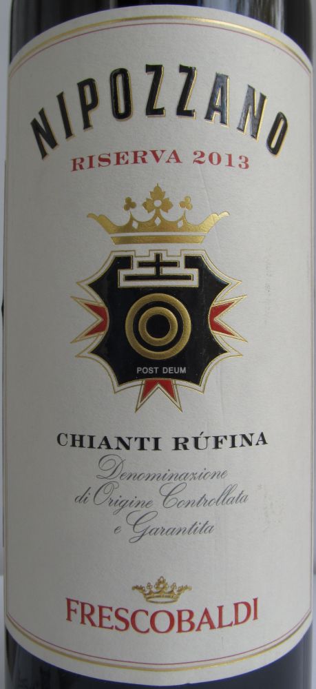 Marchesi de' Frescobaldi Srl NIPOZZANO Chianti Rufina Riserva DOCG 2013, Main, #5724