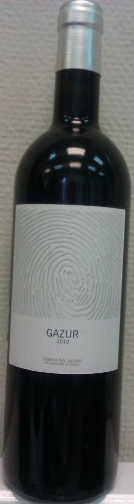 Compañia de Vinos Telmo Rodriguez S.L. GAZUR DO Ribera del Duero 2010, Front, #573