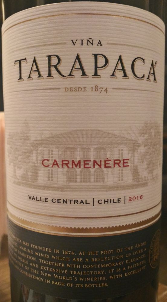 Viña San Pedro Tarapacá S.A. Carménère 2016, Main, #5768