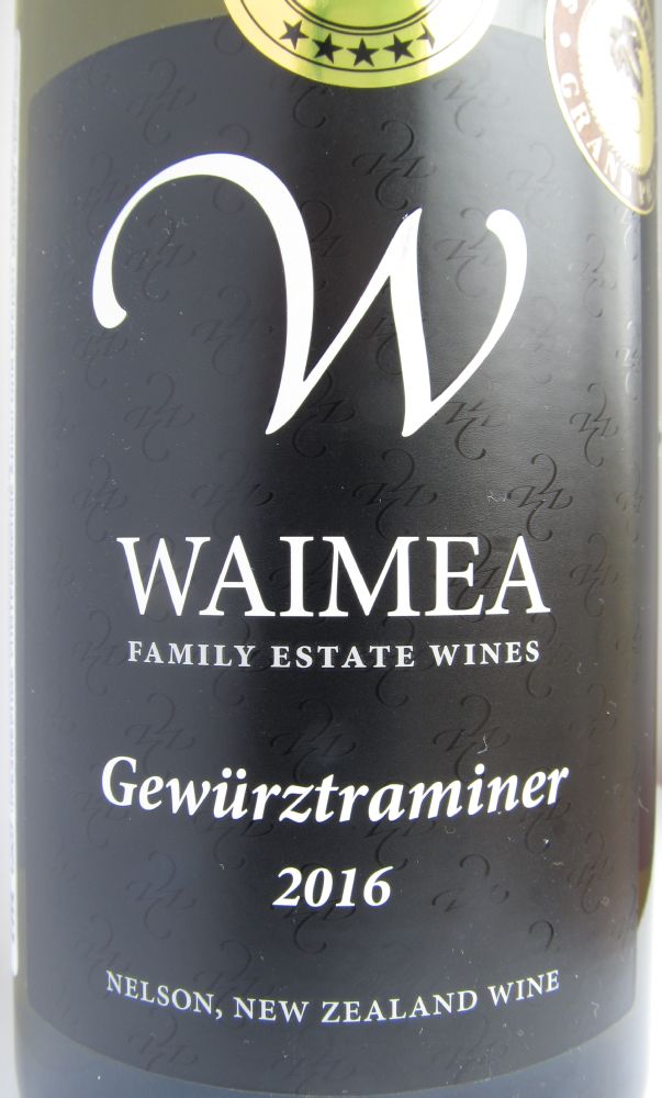 Waimea Estates (Nelson) Ltd Gewürztraminer Nelson 2016, Main, #5835