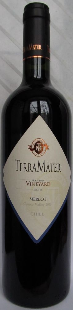 TerraMater S.A. Vineyard Merlot 2010, Front, #595