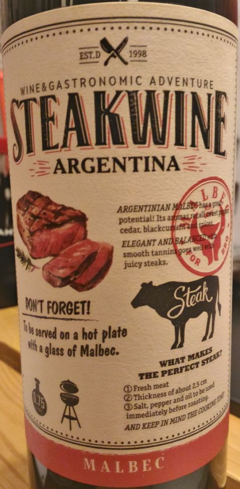 Grupo Peñaflor S.A. Steakwine Malbec NV, Main, #5951