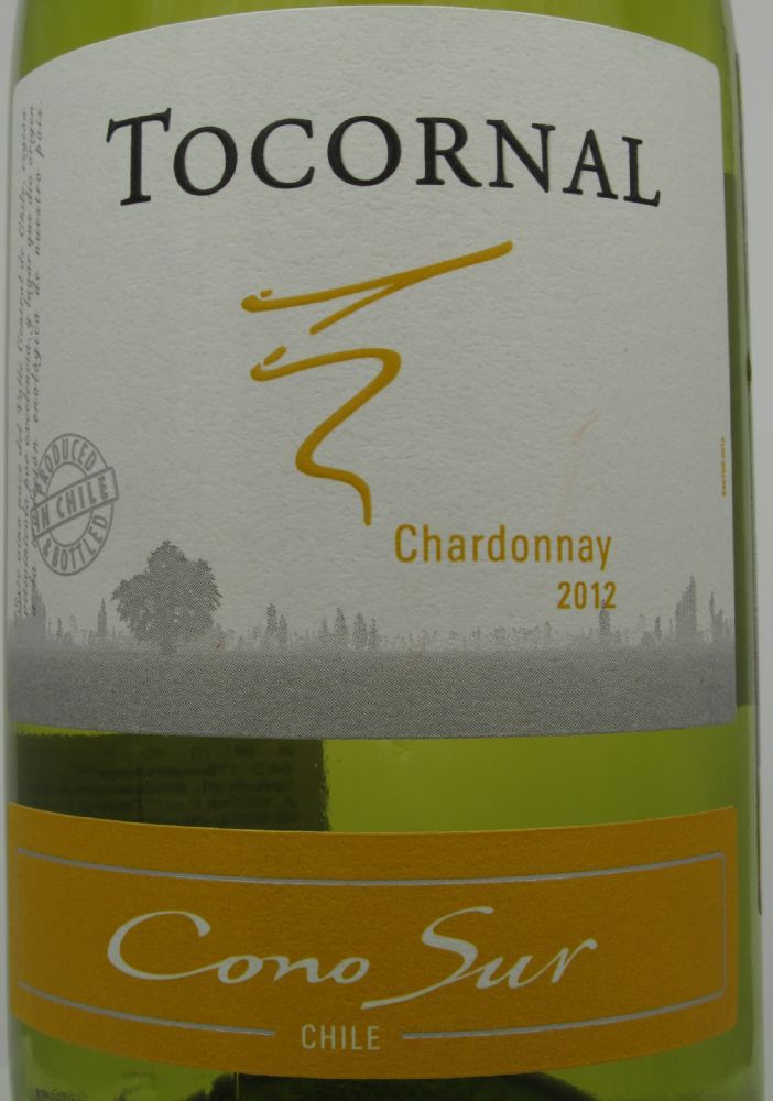 Viña Cono Sur S.A. Tocornal Chardonnay 2012, Front, #601