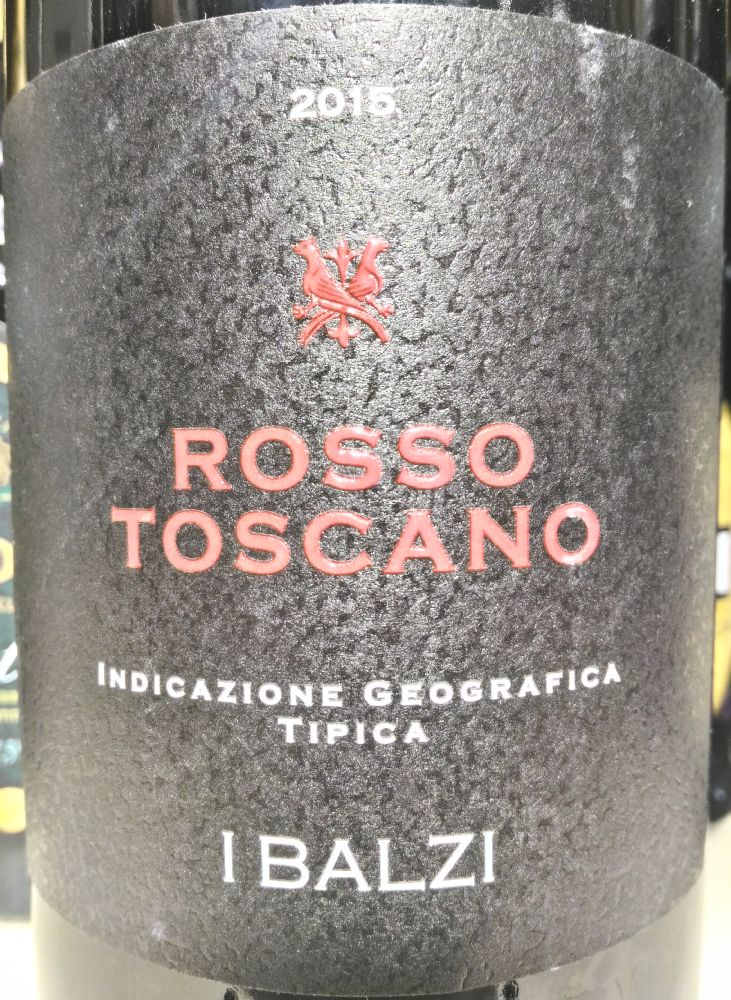 Casa Vinicola Natale Verga S.p.A. I Balzi Toscano IGT 2015, Main, #6037