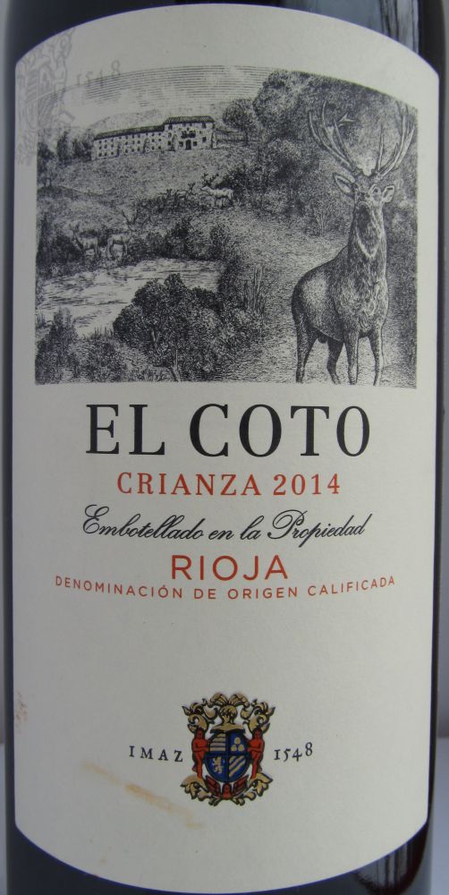 El Coto de Rioja S.A. El Coto Crianza DOCa Rioja 2014, Main, #6240