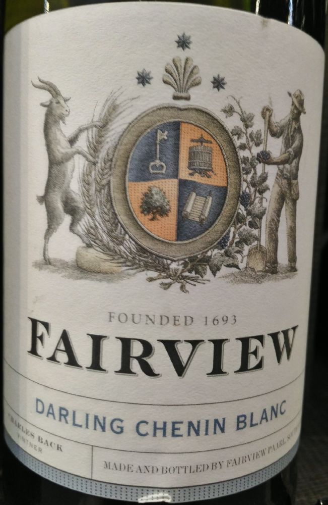 Fairview Wines Pty Ltd Chenin Blanc W.O. Darling 2017, Main, #6287