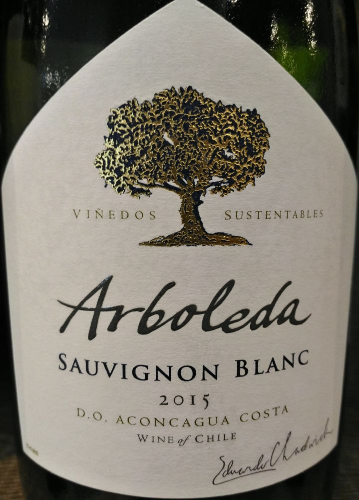 Viña Arboleda S.A. Sauvignon Blanc D.O. Aconcagua 2015, Main, #6297