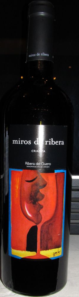 Bodegas Peñafiel S.L. Miros de Ribera Crianza DO Ribera del Duero 2007, Front, #631