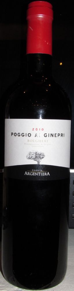 Argentiera S.R.L. POGGIO AI GINEPRI Bolgheri DOC 2010, Main, #633