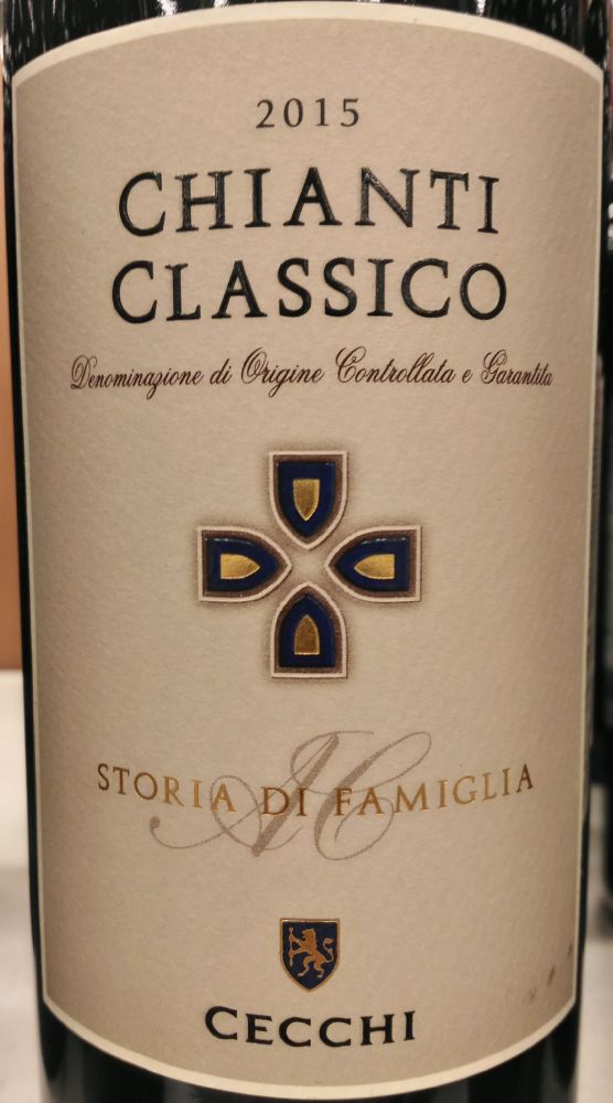 Casa Vinicola Luigi Cecchi e Figli srl Storia di Famiglia CECCHI Chianti Classico DOCG 2015, Main, #6362