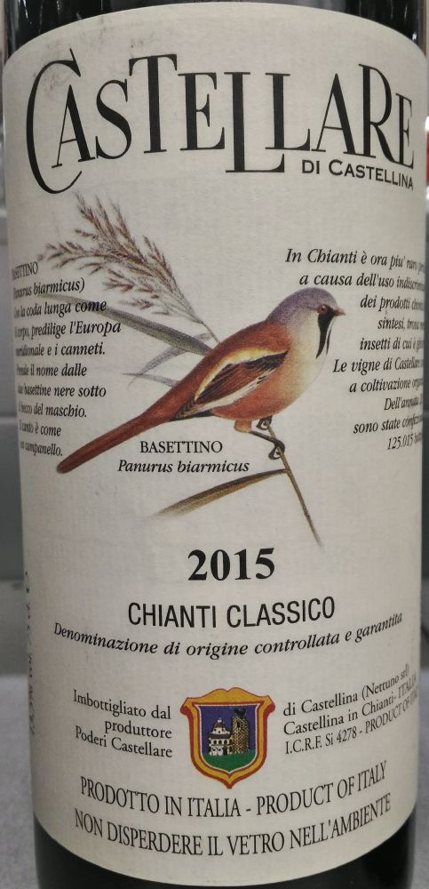 Nettuno S.r.l. Castellare di Castellina Chianti Classico DOCG 2015, Main, #6380