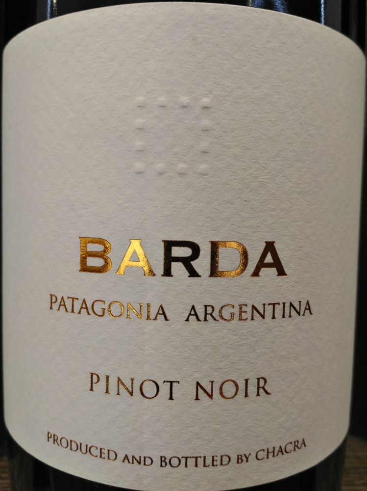 Bodega Chacra S.r.l. Barda Pinot Noir 2016, Main, #6482