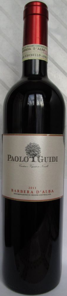 Corte Lombardina S.r.l. Paolo Guidi Barbera d'Alba DOC 2011, Front, #649