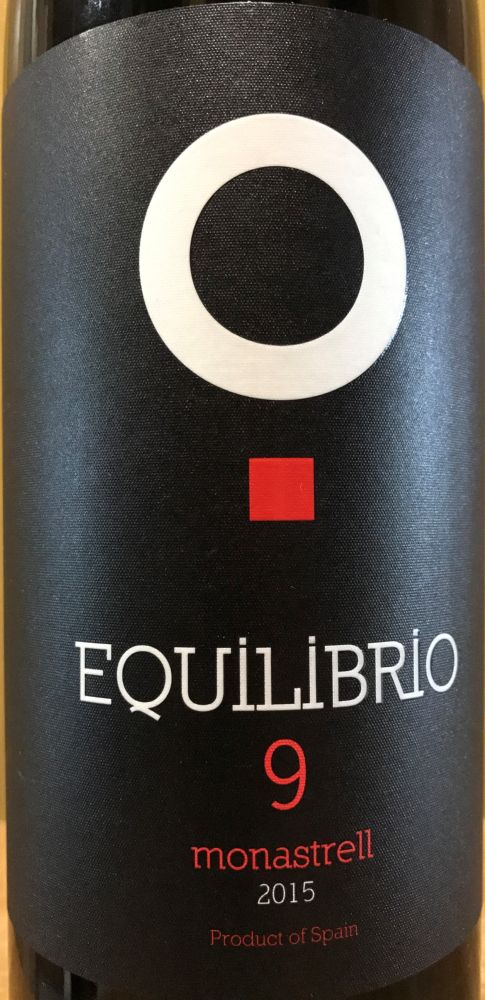 Vinos Sierra Norte S.L. EQUILIBRIO 9 Monastrell DO Jumilla 2015, Main, #6526