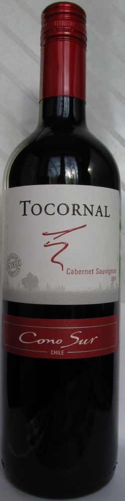 Viña Cono Sur S.A. Tocornal Cabernet Sauvignon 2011, Front, #658