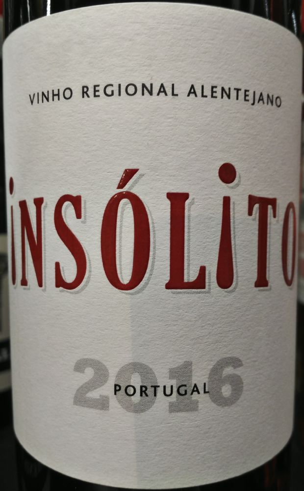 Casa Agrícola Alexandre Relvas Lda Insolito Vinho Regional Alentejano 2016, Main, #6595