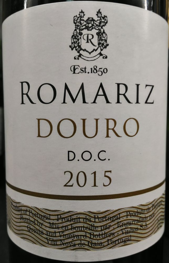 Quinta and Vineyard Bottlers Vinhos S.A. Romariz DOP Douro 2015, Main, #6602