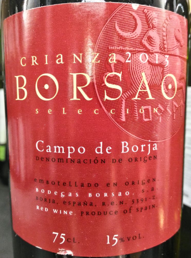 Bodegas Borsao S.A. Crianza Selección DO Campo de Borja 2013, Main, #6605