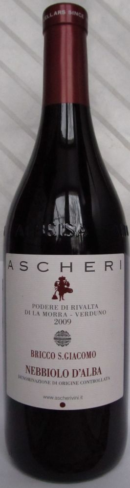 Cantine Ascheri Giacomo SAS Bricco San Giacomo Nebbiolo d'Alba DOC 2009, Main, #671